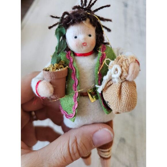 heart felt cannon Jack beanstalk ornament falls RARE Xmas unique tree - Picture 3 of 9